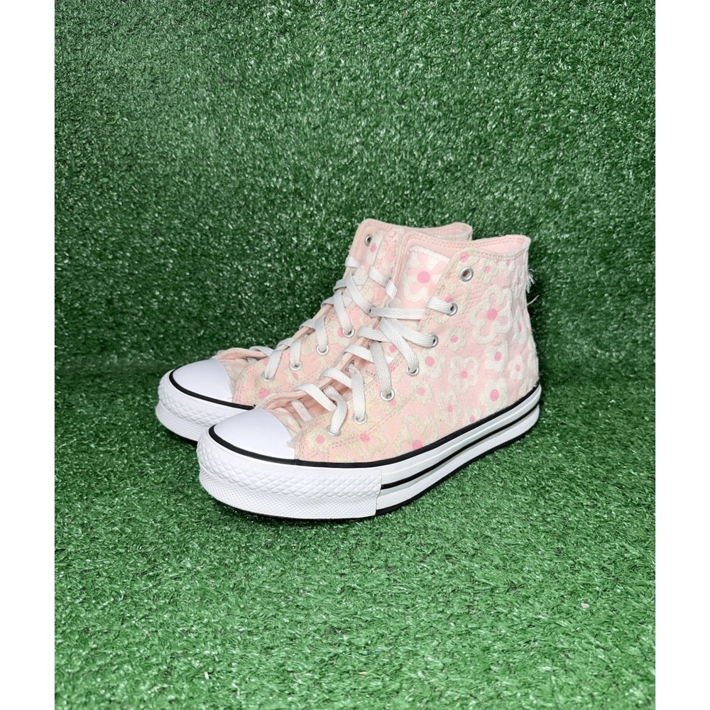 Converse Shoes Womens Size 9 Chuck Taylor All Star High Pink Platform Sneakers - Picture 4 of 11